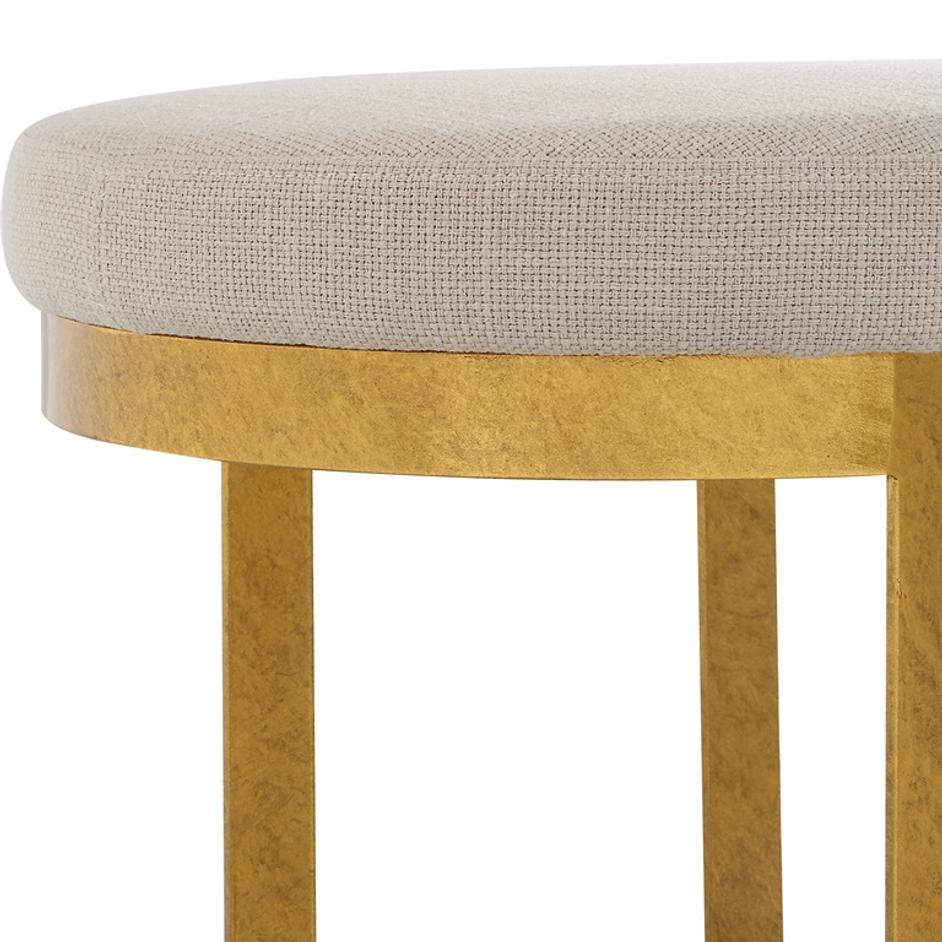 Infinity Gold Accent Stool by Uttermost