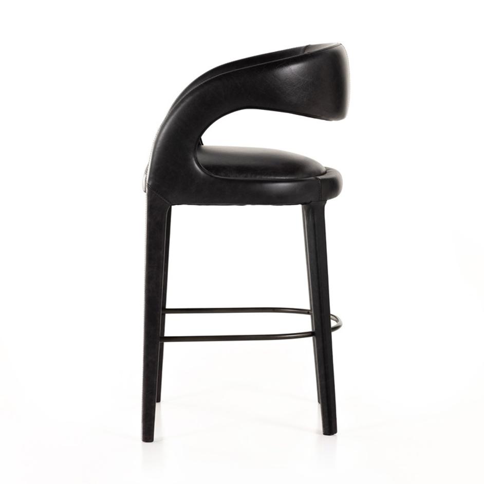 Hawkins Bar + Counter Stool - Sonoma Black by Four Hands