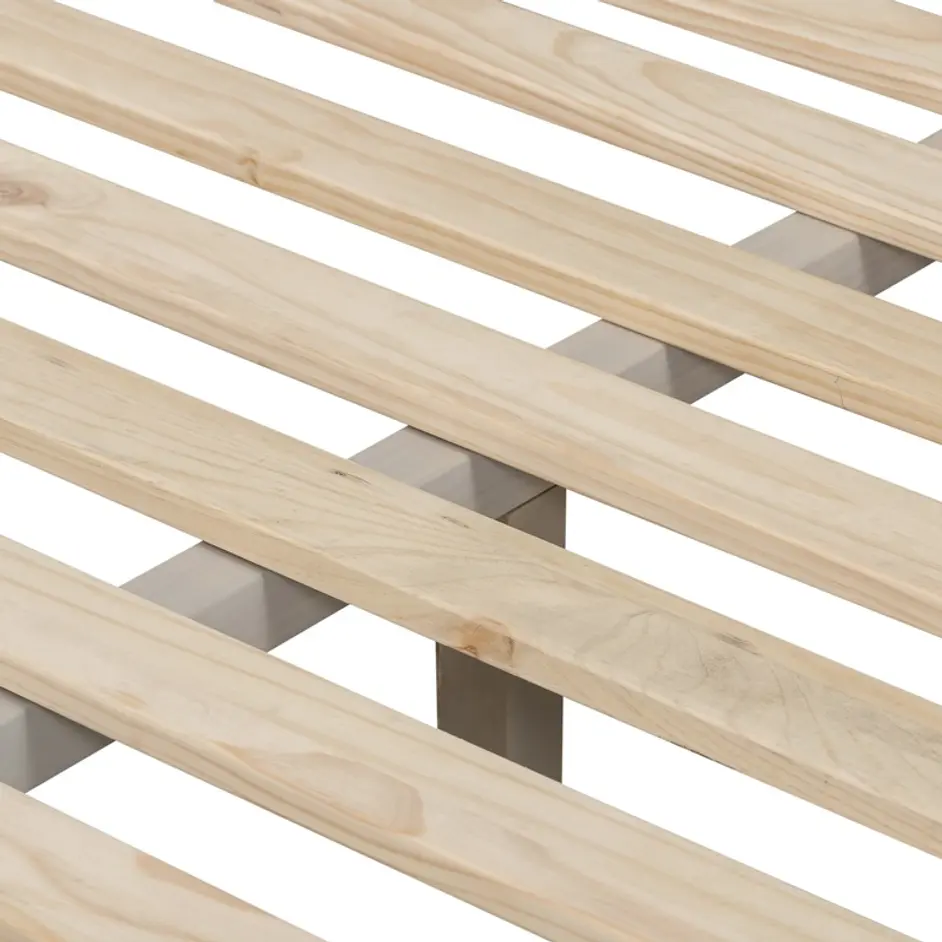 Viggo Bed In Vintage White Oak In King by FOUR HANDS