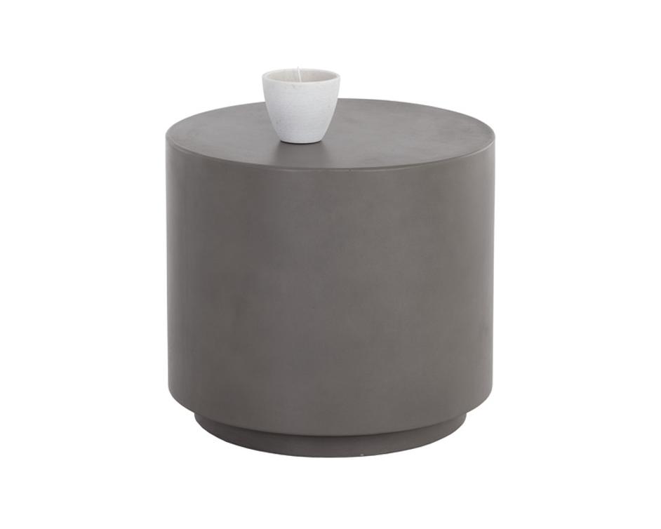 RUBIN END TABLE - GREY by Sunpan