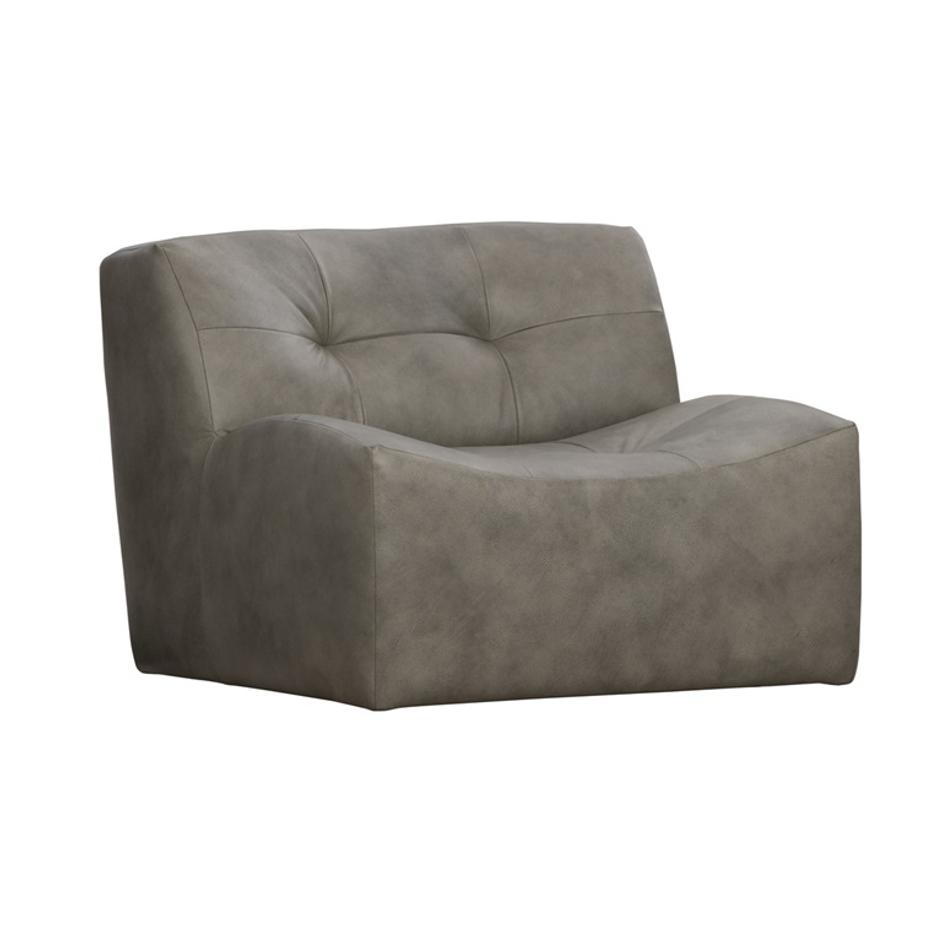Gabriel Swivel Accent Chair Gray MX by Classic Home
