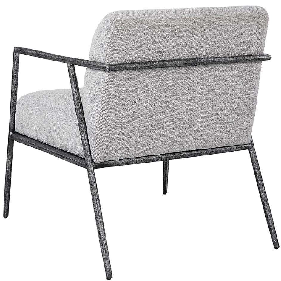 Brisbane Light Gray Accent Chair by Uttermost
