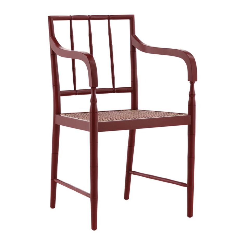 Red Reynolds Arm Chair by Furniture Classics