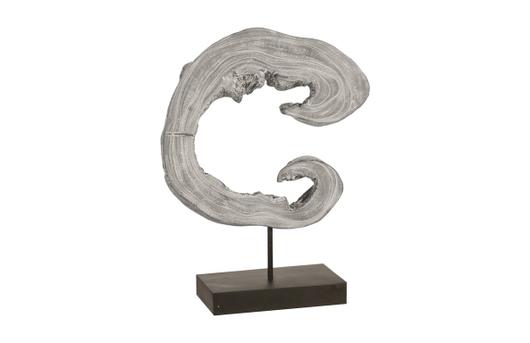 Creature Sculpture on Stand, Grey Stone by PHILLIPS COLLECTION