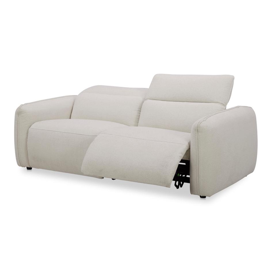 Eli Power Recliner Sofa Warm White by Moes Home