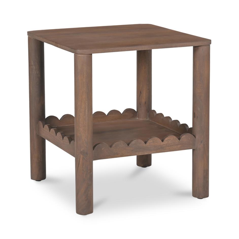 Wiley Side Table Vintage Brown by Moes Home