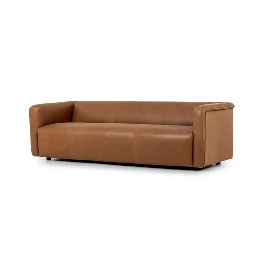 Wellborn Sofa 97" in Palermo Cognac by FOUR HANDS