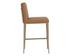 WILBUR BARSTOOL - MILLIKEN COGNAC by Sunpan