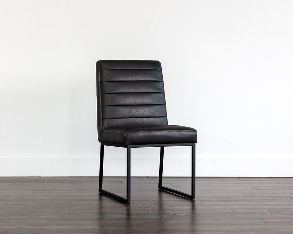 Spyros Dining Chair - Coal Black by Sunpan