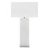 Pillar White Marble Table Lamp by Uttermost