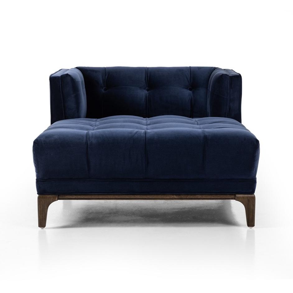 Dylan Chaise Lounge - Sapphire Navy by Four Hands