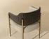 TOVA DINING ARMCHAIR - DILLON CREAM / BRAVO ASH by Sunpan