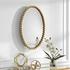 Serna Gold Oval Mirror by Uttermost