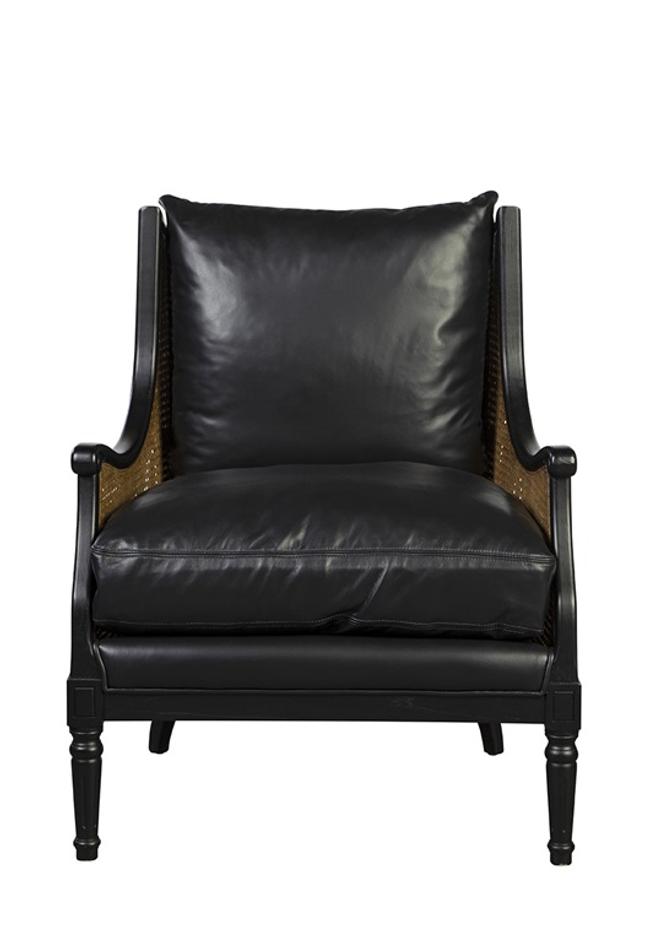 Black Tova Occasional Chair by Furniture Classics