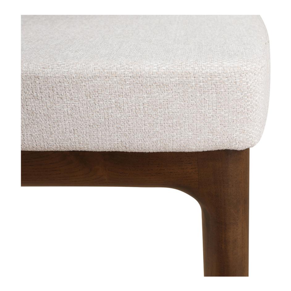 Kerr Dining Chair Walnut-Stained Ash Beige-Set Of Two by Moes Home