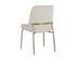ZEKE DINING CHAIR - ANTIQUE BRASS - BERGEN IVORY by Sunpan