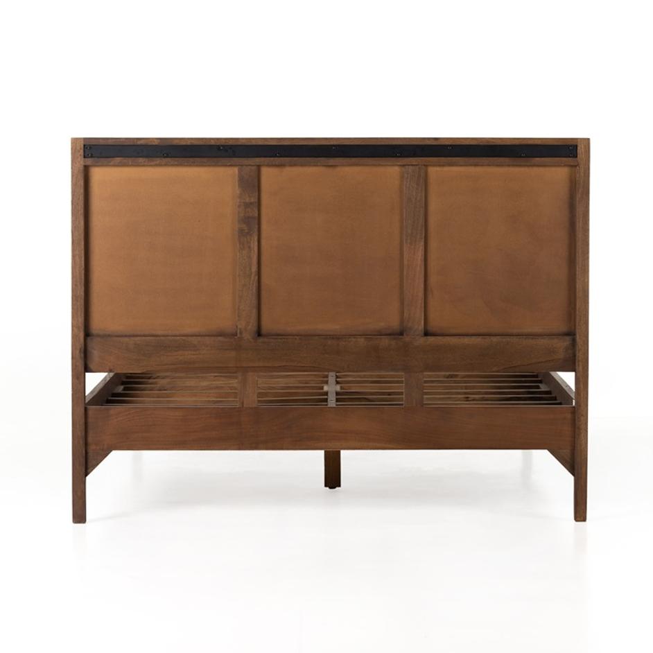 Sydney Bed In Brown Wash In Queen by FOUR HANDS