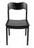 Weller Sungkai/Mindi Chair in Charcoal Black by Noir Furniture