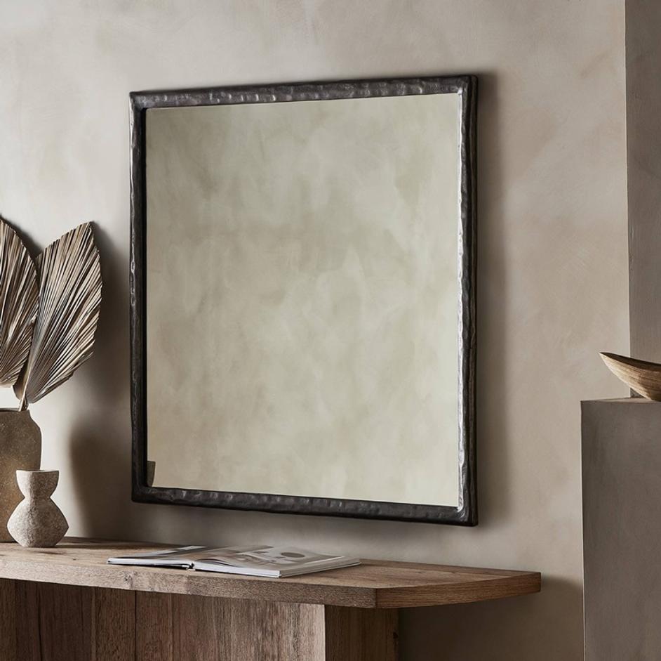 Langford Wall Mirror - Smoked Nickel by Four Hands