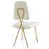 Snyder Performance Velvet Dining Side Chair In Ivory by Modway Furniture