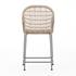 Bandera Outdoor Woven Counter Stool In Wht by FOUR HANDS