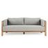 Aston 82" Outdoor Sofa Natural/Gray by Classic Home