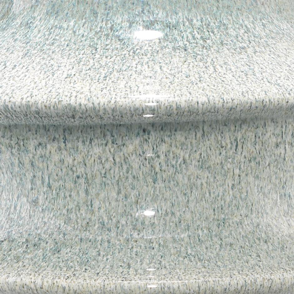 Cymbals Ceramic Table Lamp with Linen Shade by Jamie Young