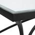 Alayna Black Metal & Glass Coffee Table by Uttermost