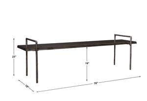 Chandos Bench by Uttermost
