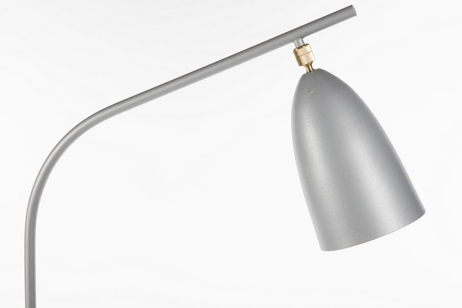 Loren Floor Lamp - Silver/White Marble by GALLA HOME