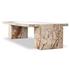 Romano Coffee Table In Desert Taupe Marble by Four Hands