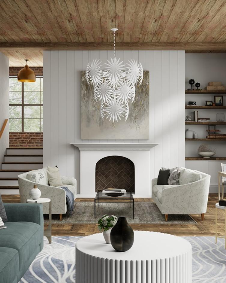 Earthshine Brass Large Pendant In Vintage Brass by Currey & Company