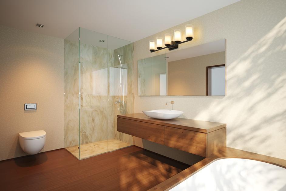 Willow 5 Light Vanity in Matte Black Finish by Z-Lite