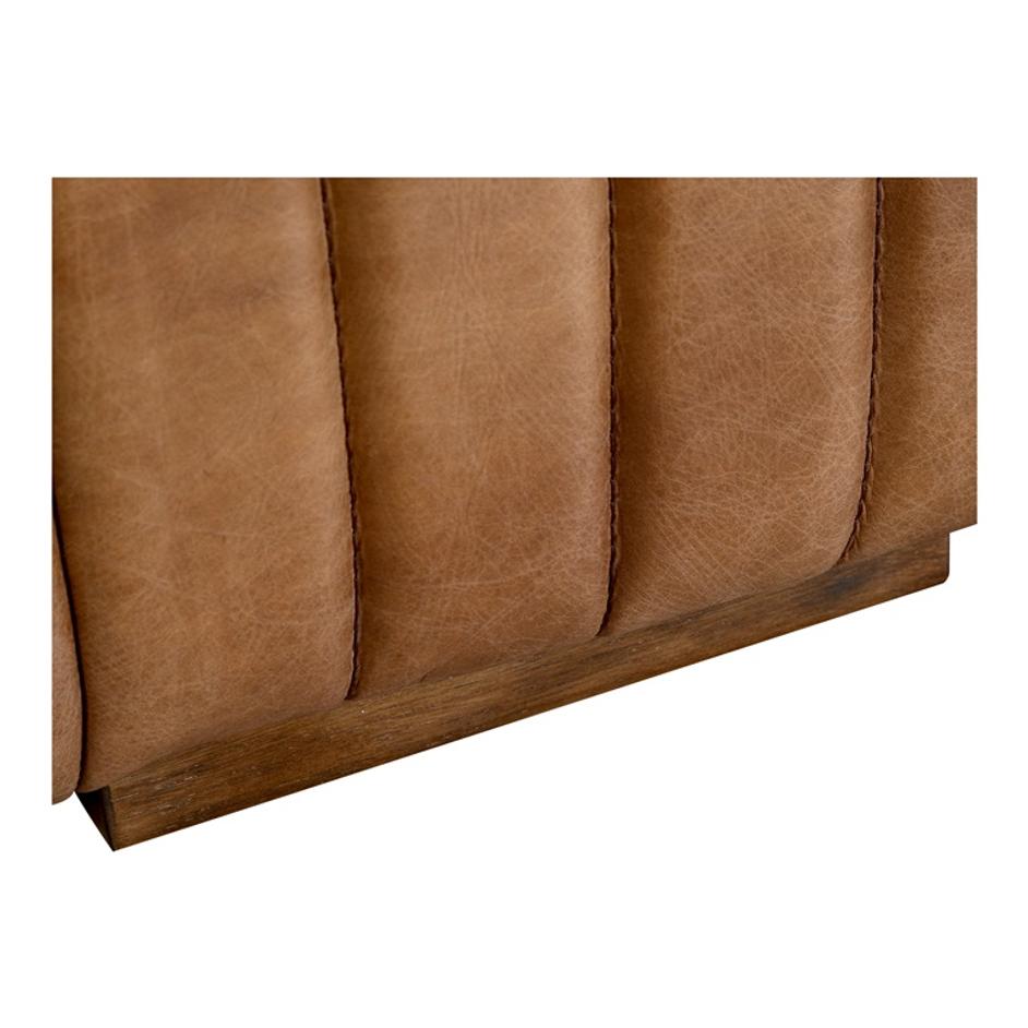 CASTLE SOFA OPEN ROAD BROWN LEATHER by Moes Home