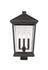 Beacon 3 Light Outdoor Post Mount Fixture in Oil Rubbed Bronze Finish by Z-Lite