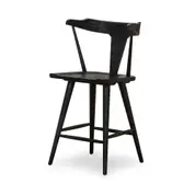 Ripley Stool-Black Oak-Counter by FOUR HANDS