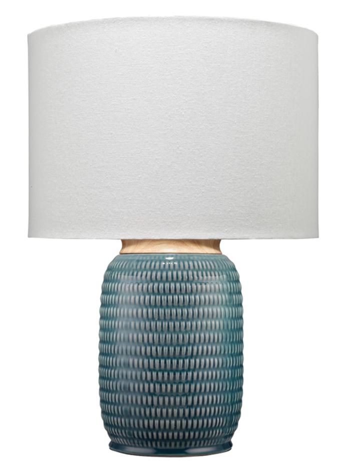 Graham Ceramic Table Lamp, Blue by Jamie Young