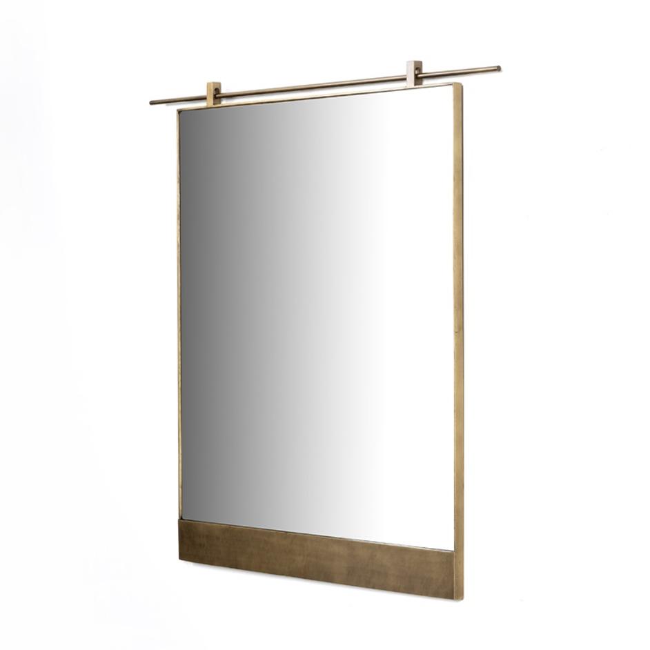 Chico Mirror In Antique Brass by FOUR HANDS