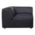 FORM CORNER CHAIR VANTAGE BLACK LEATHER by Moes Home