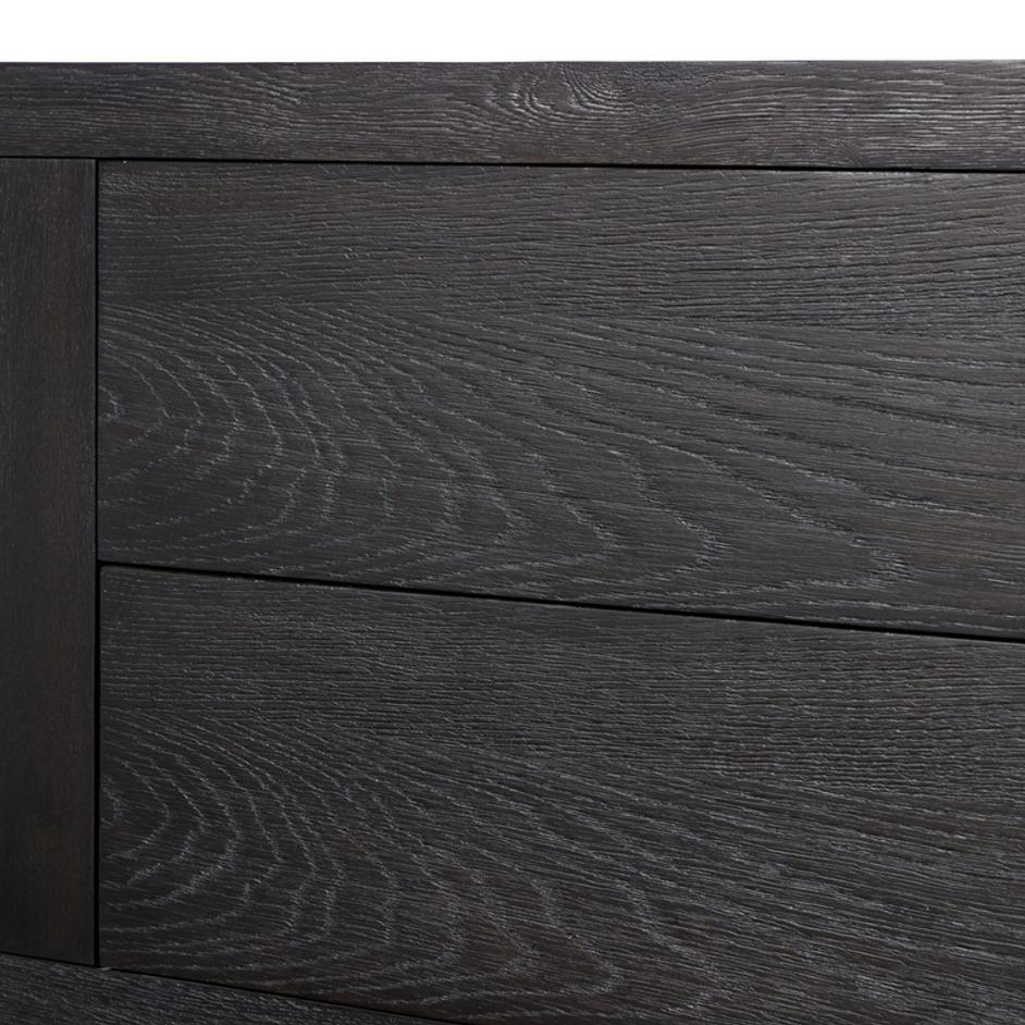 Warby Media Console In Worn Black Veneer by Four Hands