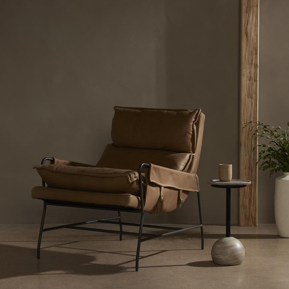 Taryn Chair In Palermo Drift by FOUR HANDS