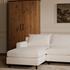 Hutton Right Sectional White by Moes Home