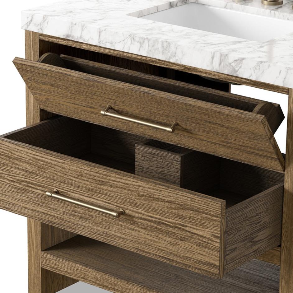 Anthem Single Vanity - Washed Natural Veneer by Four Hands