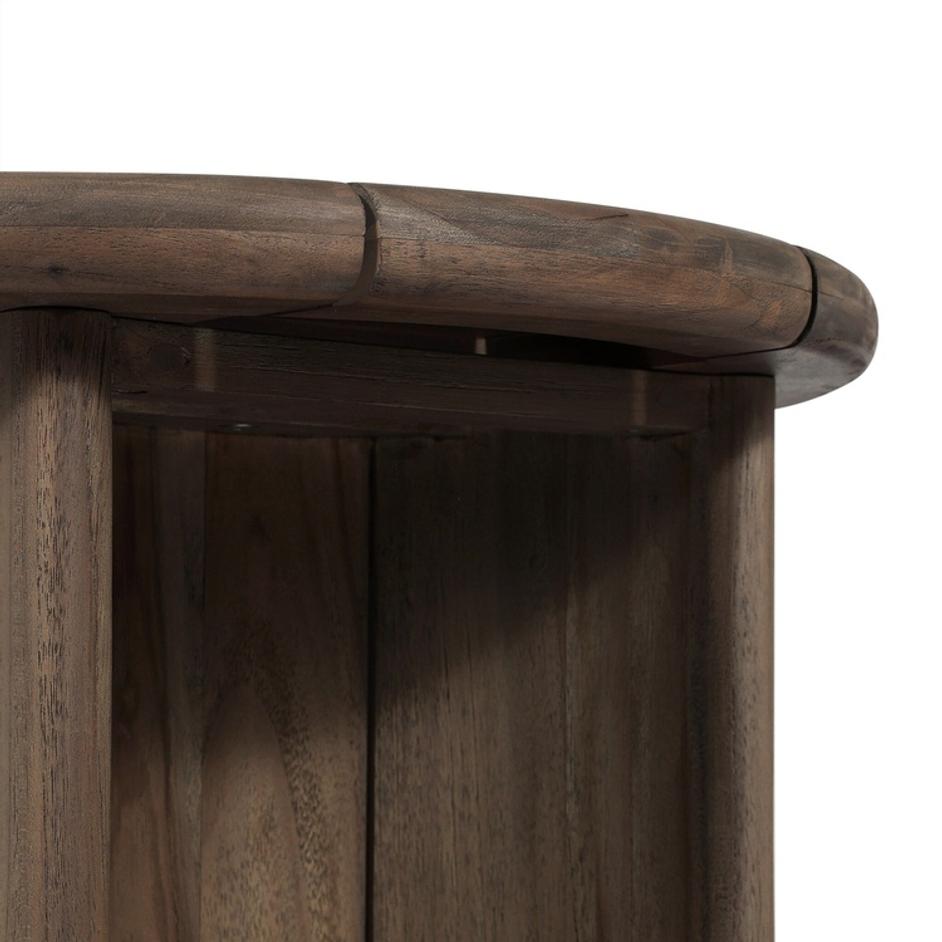 Paden Outdoor End Table In Stained Toasted Brown And FSC by Four Hands