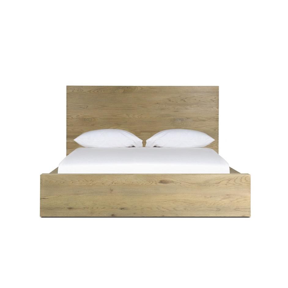 Torrington Queen Bed - Sandy Oak Resawn by Four Hands