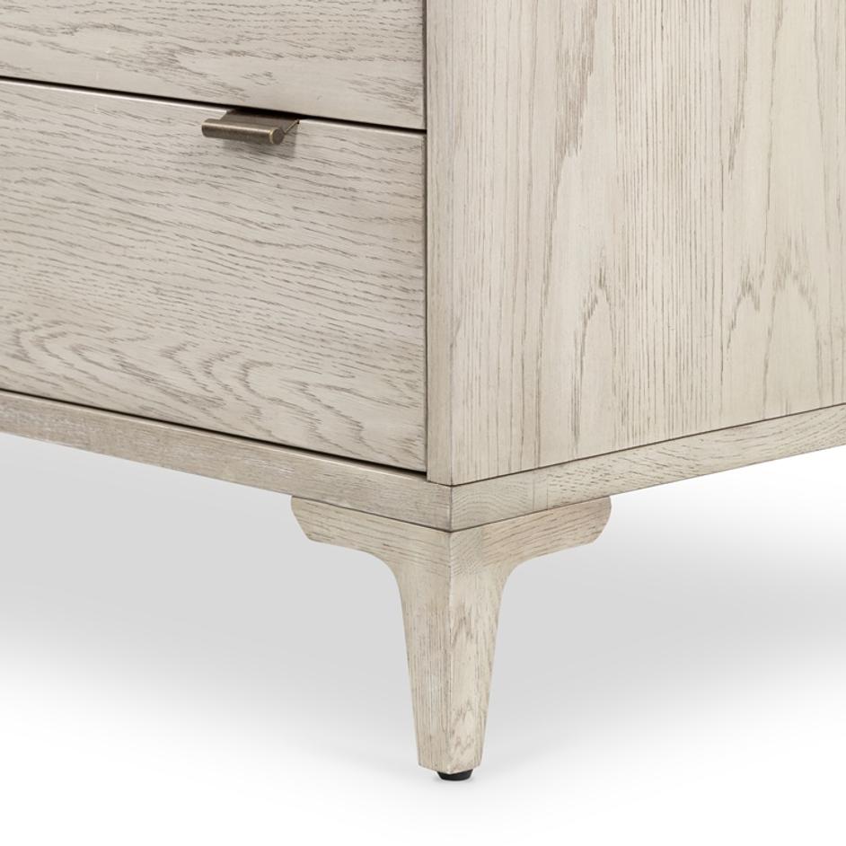 Viggo Tall Dresser In Vintage White Oak by FOUR HANDS