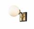 Parsons 1 Light Wall Sconce in Matte Black + Olde Brass Finish by Z-Lite