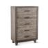 Driftwood 36-Inch Wide Acacia Wood Dresser in Weathered Graywash Finish by Home Trends & Design