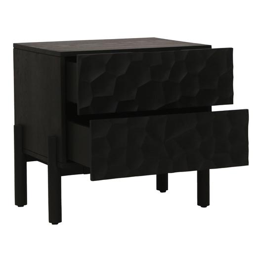 Misaki Nightstand Black by Moes Home