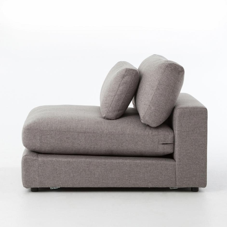 Bloor Sectional Armless in Chess Pewter by FOUR HANDS